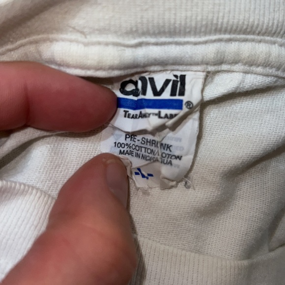 Michelob Ultra White T-shirt Argyle Design Mens Large - Picture 4 of 4